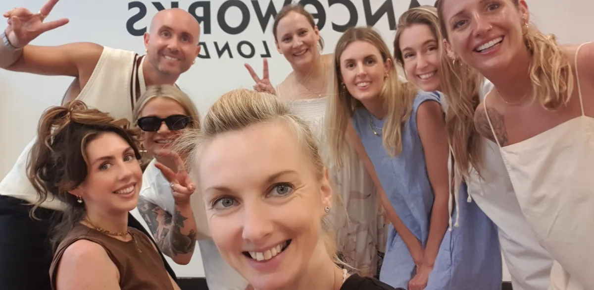 Cheerleading hen party dance class alternative