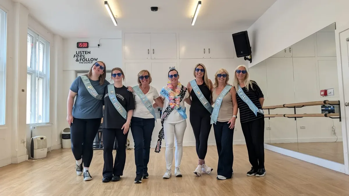 Samba hen party dance class alternative