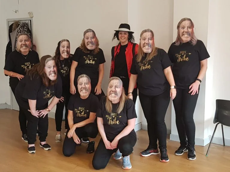 Thriller hen party dance class alternative